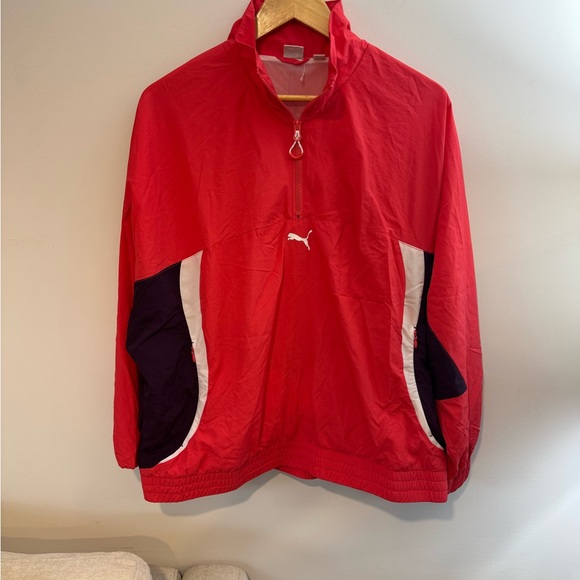 PUMA Cellerator Womens Lightweight Track Jacket, Cherry Pink/Red/Purple, XL, NWT - Picture 2 of 10
